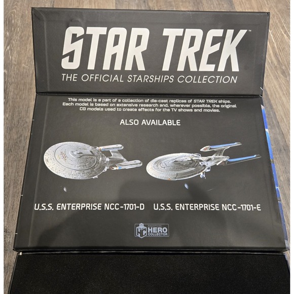 EAGLEMOSS STAR TREK TOS ORIGINAL SERIES USS ENTERPRISE NCC-1701 w/MAGAZINE‎ - Picture 7 of 10